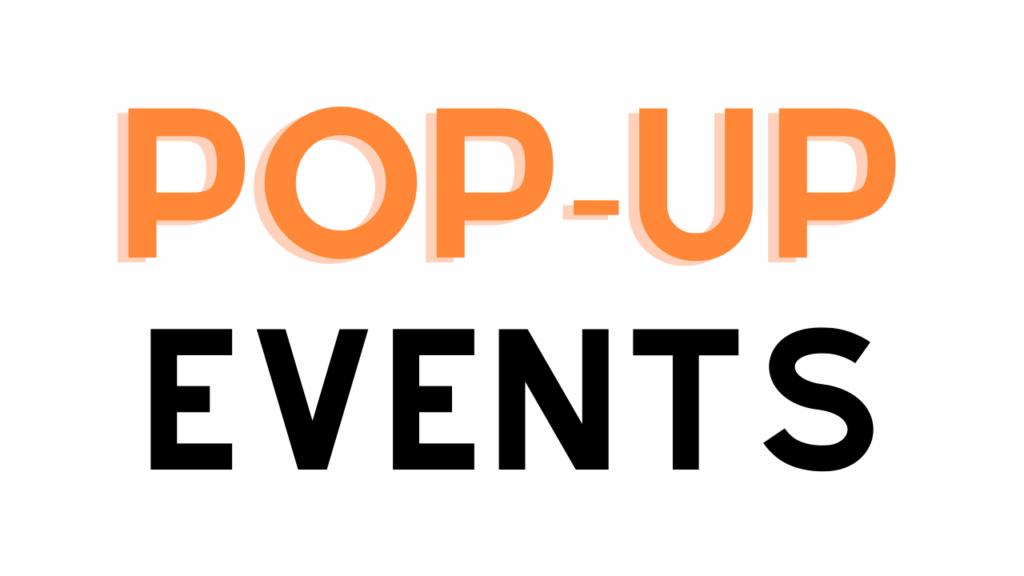 Pop up Events And Their Potential LetzFair Pop up Events And Their Potential LetzFair